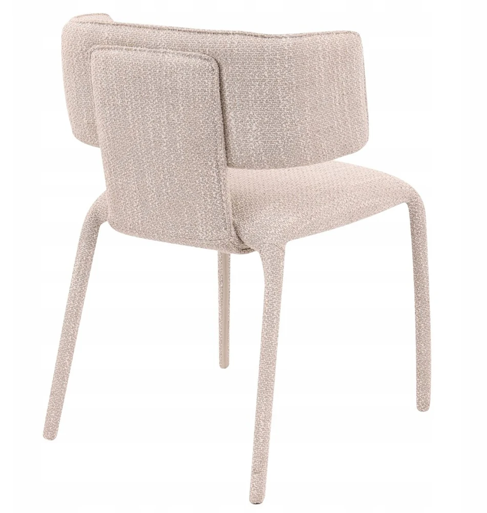 Avida Design Minkšta kėdė Kris valgomajam, virtuvei, svetainei, smėlio spalvos, moderni, patogi