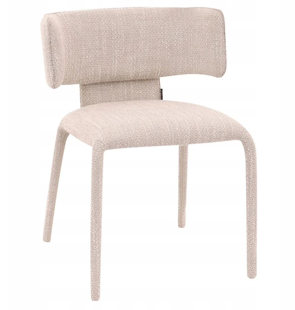 Avida Design Minkšta kėdė Kris valgomajam, virtuvei, svetainei, smėlio spalvos, moderni, patogi