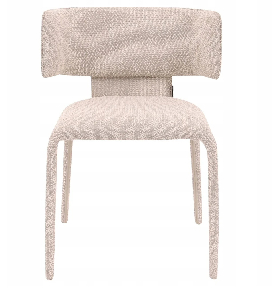 Avida Design Minkšta kėdė Kris valgomajam, virtuvei, svetainei, smėlio spalvos, moderni, patogi