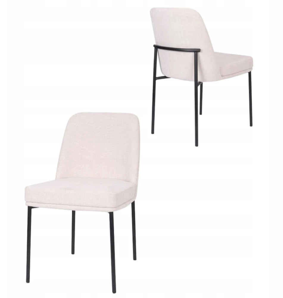 Avida Design Minkšta valgomojo kėdė, Svetainės stalas, Avida Zafiro Loft Welvet rusvai gelsvas