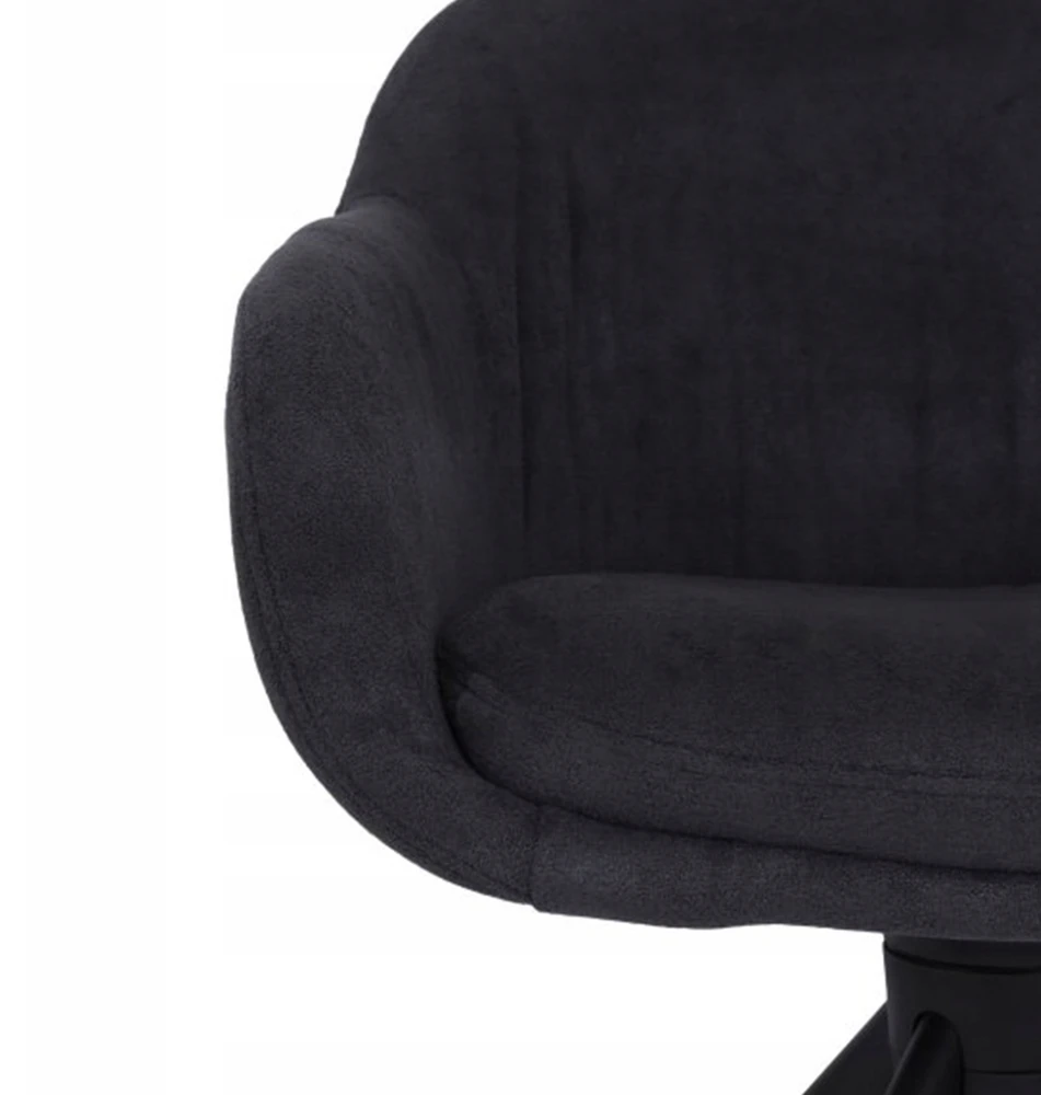 Avida Design Sukamoji kėdė, skirta Home Office Living Room valgomajam, apmušta Greta Grafit