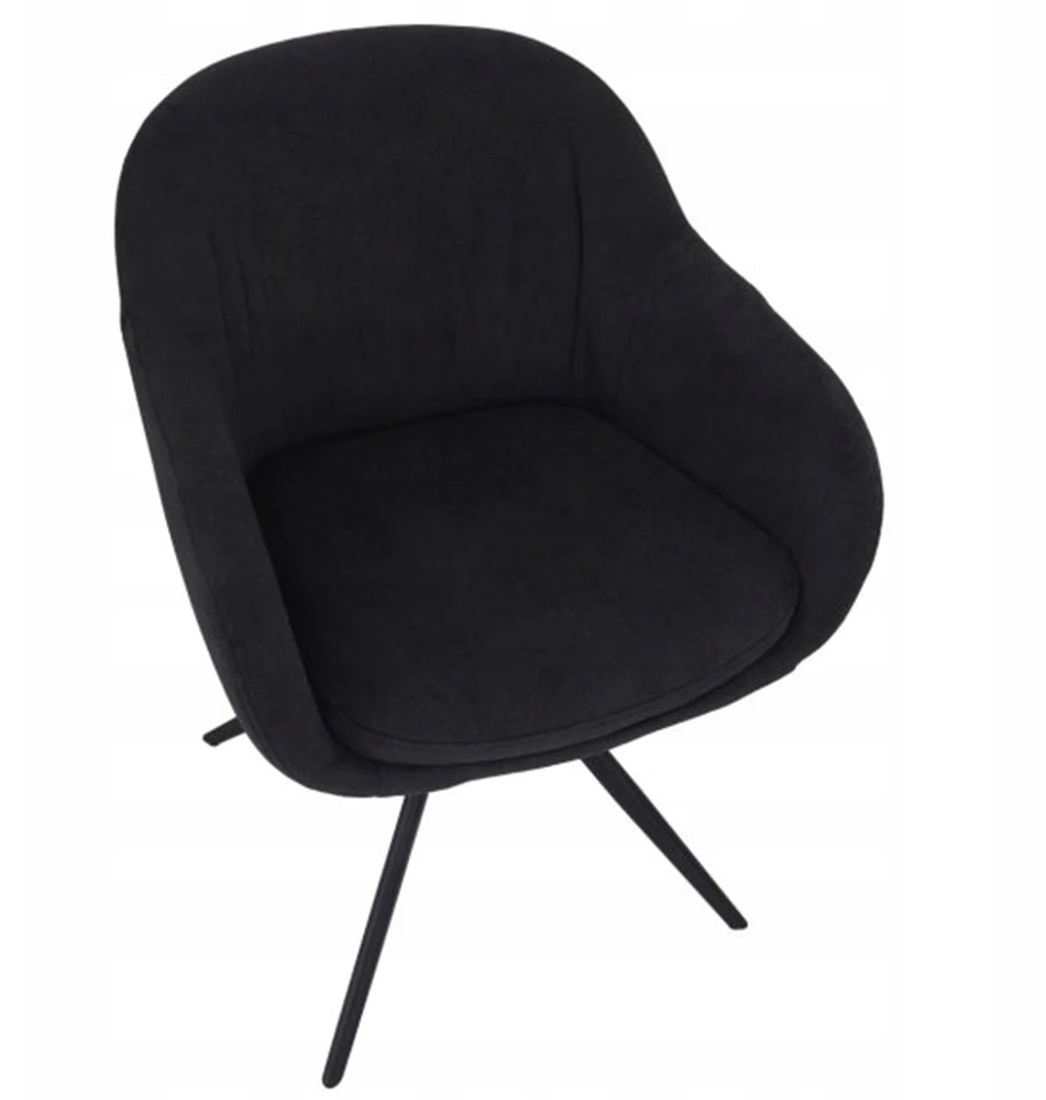 Avida Design Sukamoji kėdė, skirta Home Office Living Room valgomajam, apmušta Greta Grafit