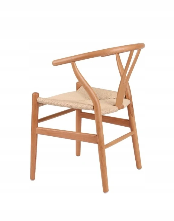 Avida Design Vero Natural medinė kėdė Natūralaus pluošto Boho Svetainė Balkonas Terasa