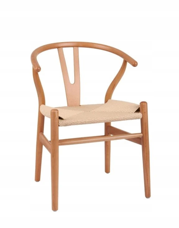 Avida Design Vero Natural medinė kėdė Natūralaus pluošto Boho Svetainė Balkonas Terasa
