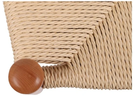 Avida Design Vero Natural medinė kėdė Natūralaus pluošto Boho Svetainė Balkonas Terasa