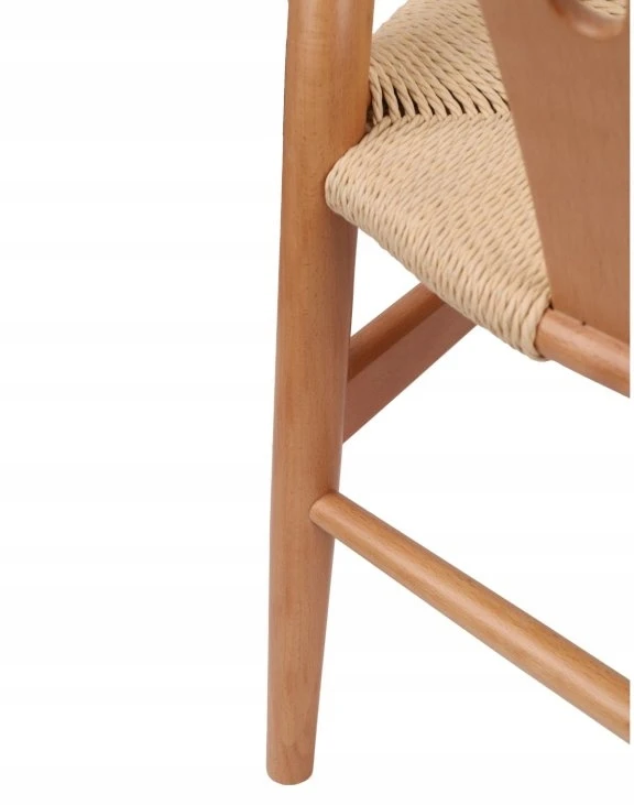 Avida Design Vero Natural medinė kėdė Natūralaus pluošto Boho Svetainė Balkonas Terasa
