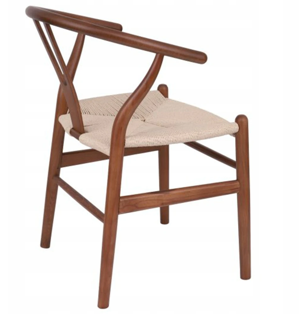 Avida Design Vero WALNUT medinė kėdė Natūralaus pluošto Boho Svetainė Balkonas Terasa