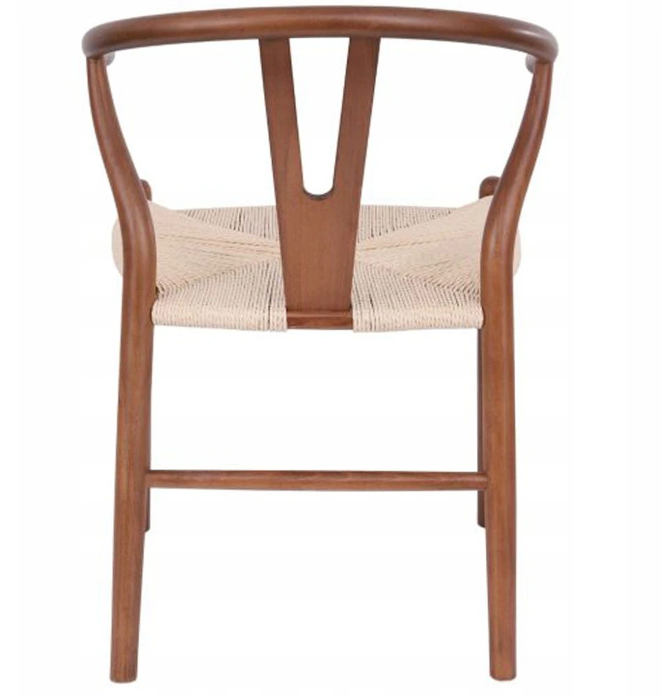 Avida Design Vero WALNUT medinė kėdė Natūralaus pluošto Boho Svetainė Balkonas Terasa