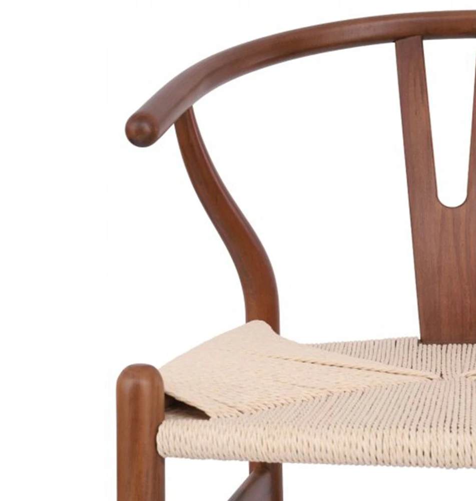Avida Design Vero WALNUT medinė kėdė Natūralaus pluošto Boho Svetainė Balkonas Terasa