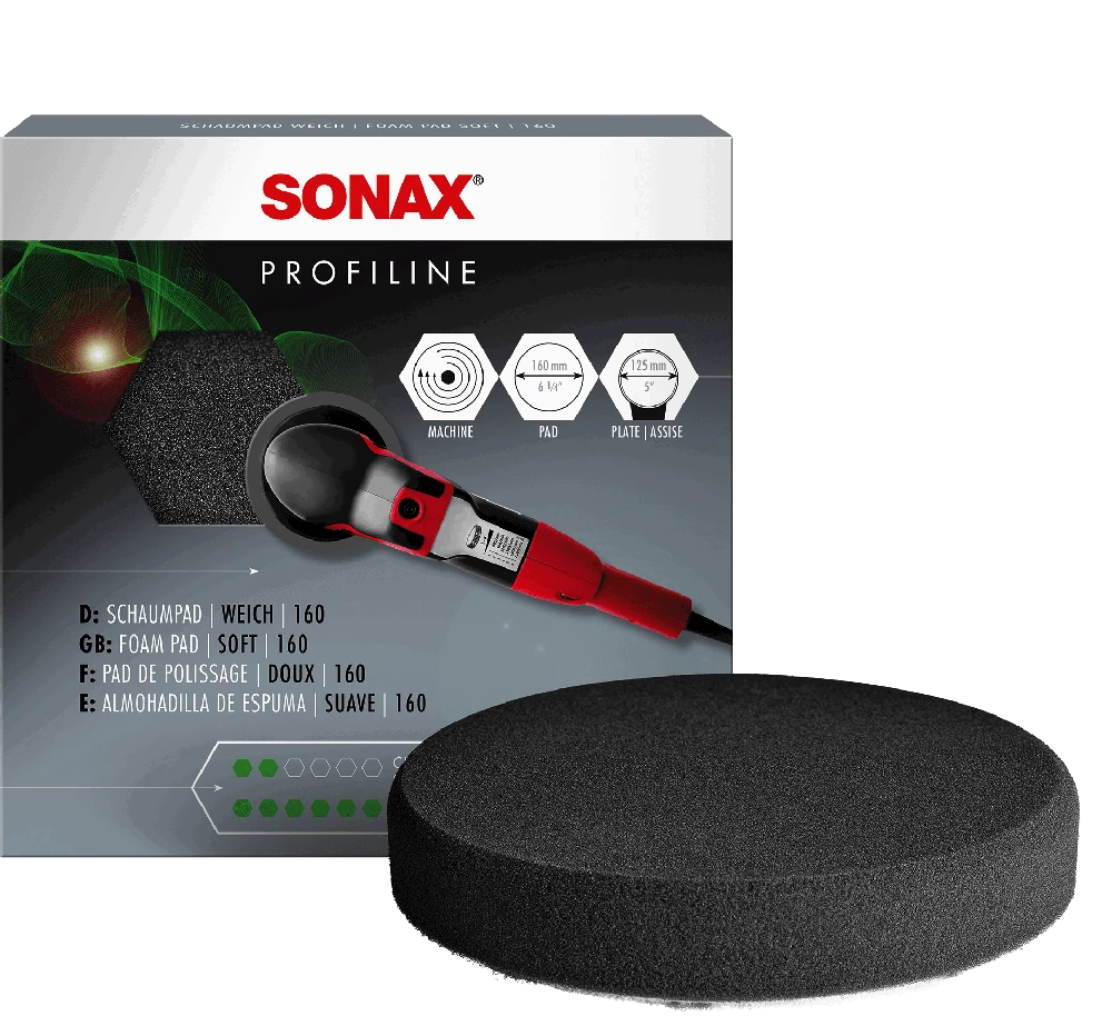 SONAX Avikailio poliravimo padas, 133 mm 493141