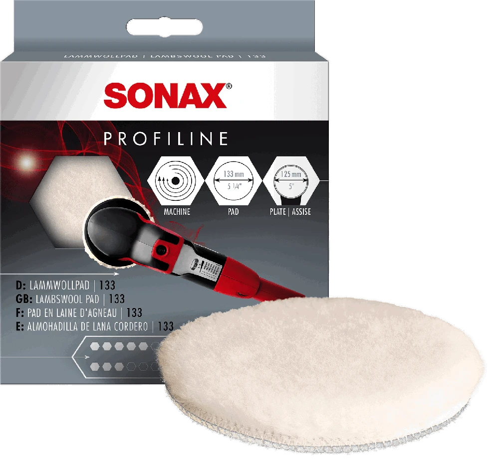 SONAX Avikailio poliravimo padas, 133 mm 493141
