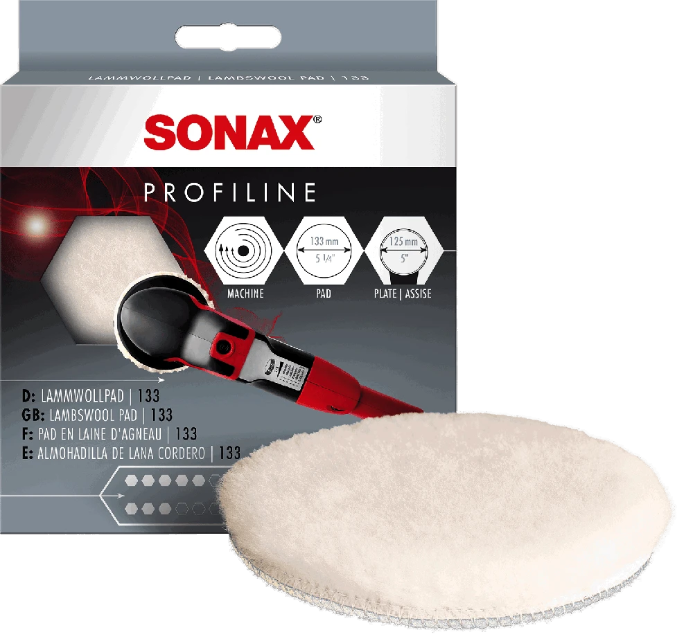 SONAX Avikailio poliravimo padas, 80mm 494141