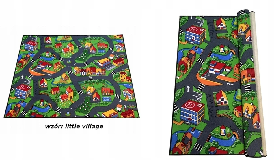 AW Dywan miasto ulice 160x200 / farma cars
