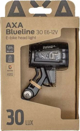 AXA Blueline 30 E-bike priekinis dviračio žibintas 6-12 V