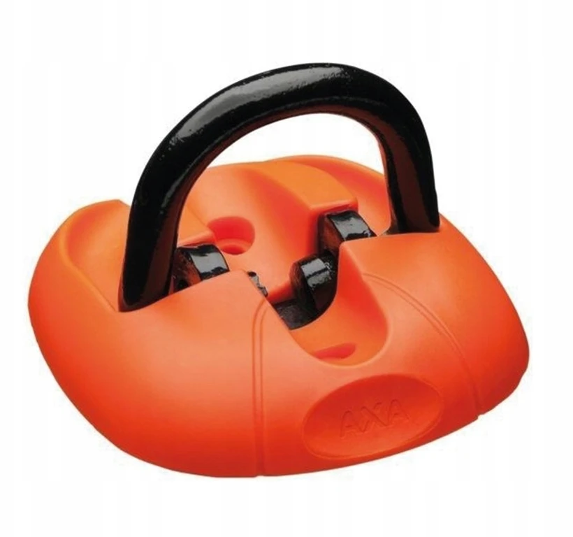 Axa Floor Anchor 14mm - tvirtas dviračio apsaugos inkaras, oranžinis