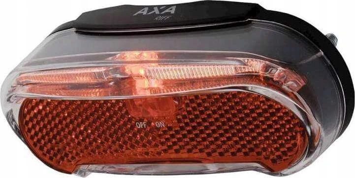 AXA Riff Switch galinis dviračio žibintas, skirtas 50/80 mm stovui, LED