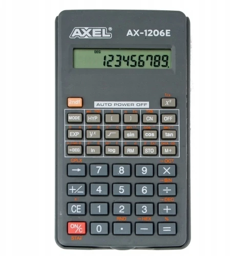 Axel Ax-1206a mokyklinis/biuro mokslinis skaičiuotuvas