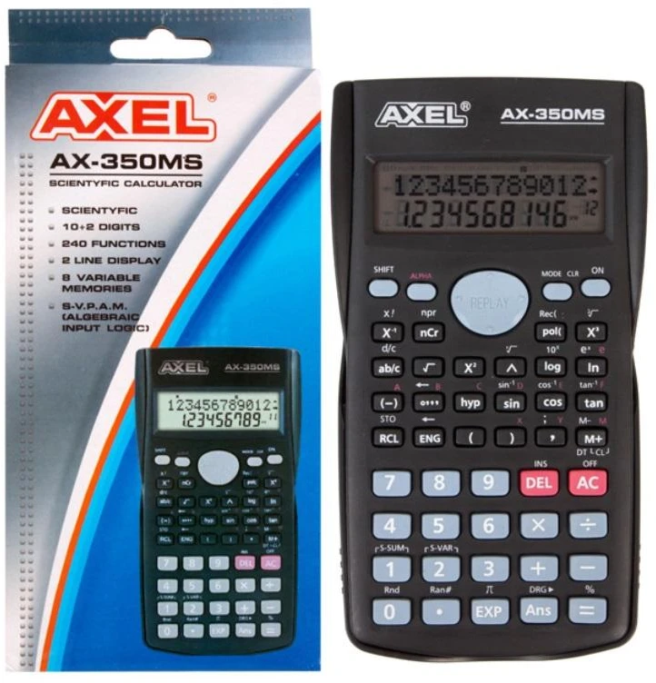Axel Ax-350ms Mokslinis skaičiuotuvas