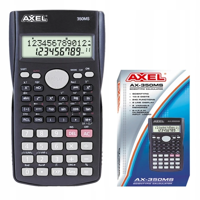 Axel Ax-350ms Mokslinis skaičiuotuvas