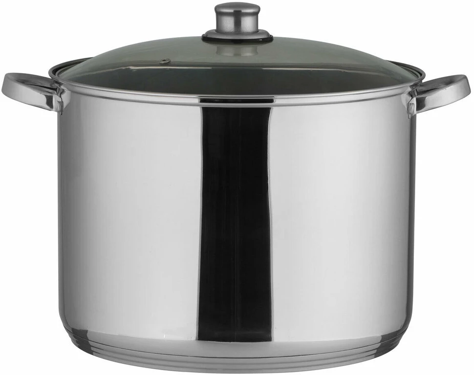 Axentia 128014 Nerūdijančio plieno puodas su dangčiu 20 l, 32 cm,