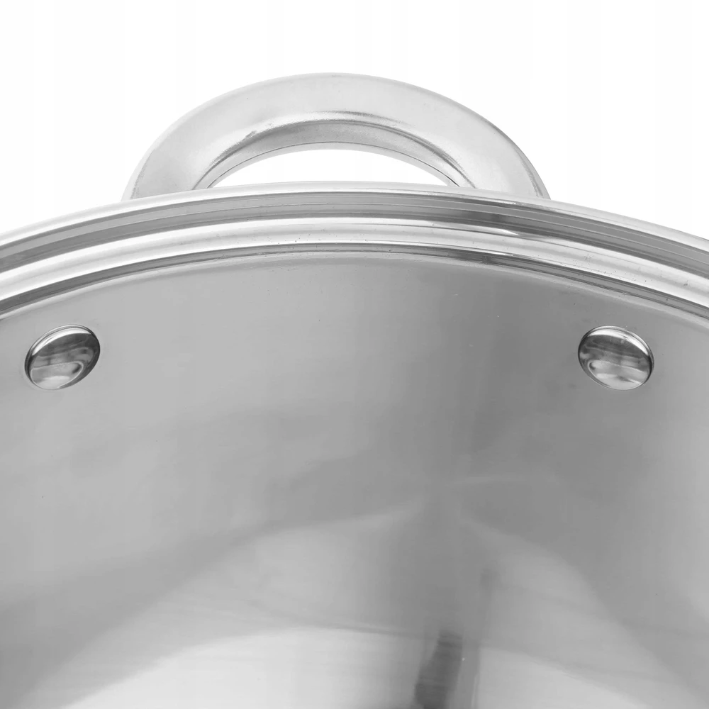 Axentia 128014 Nerūdijančio plieno puodas su dangčiu 20 l, 32 cm,