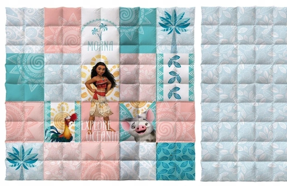 Aymax Narzuta Vaiana ocean disney kołdra 140x200 pikowana minkšta dziecięca