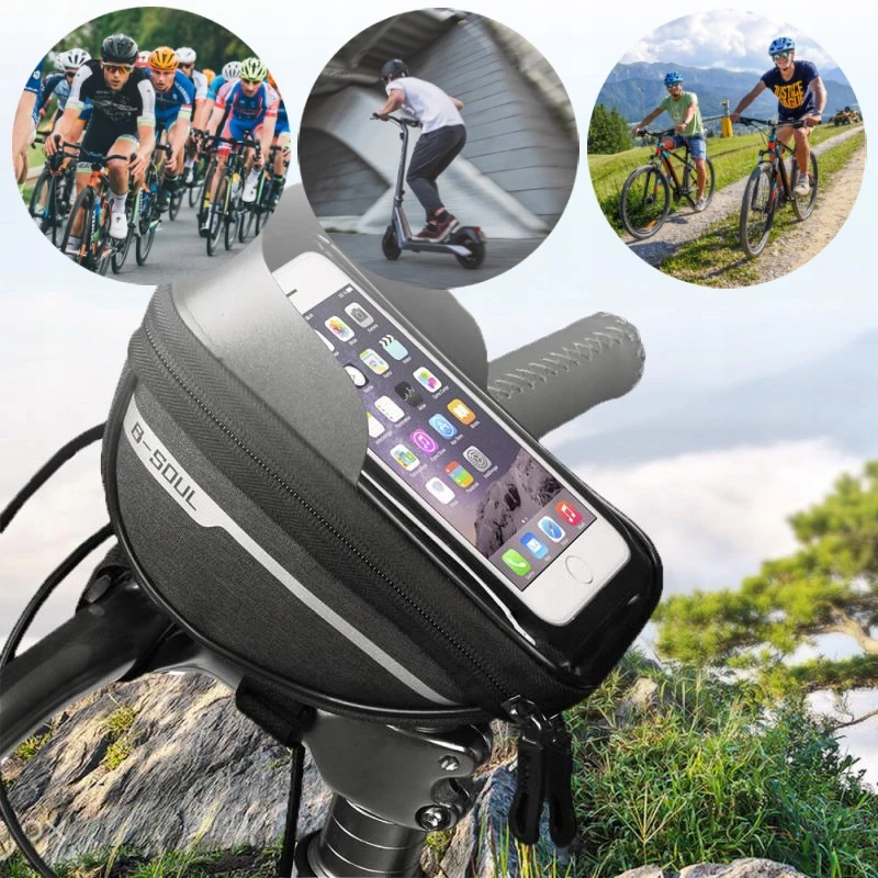 B Soul BIKE SOCKET BAG DVIRAČIO LAIKIKLIS TELEFONO VANDENIUS DĖLUI