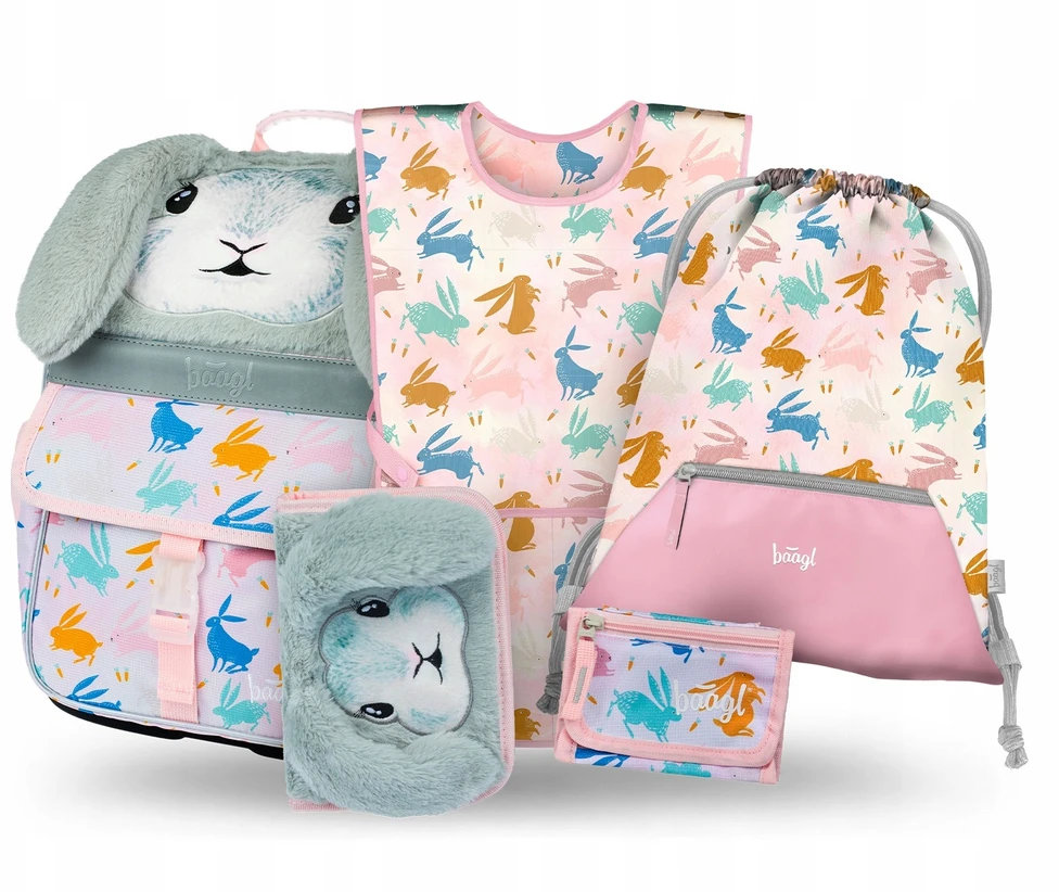 Baagl Rinkinys szkolny Zippy Bunny III