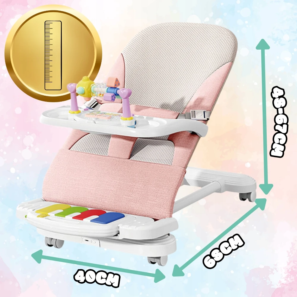 BABY BACKET, NICEKIDS sulankstomas svirtis + EDU RATTLE FOAM