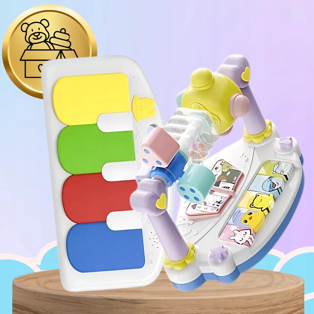 BABY BACKET, NICEKIDS sulankstomas svirtis + EDU RATTLE FOAM