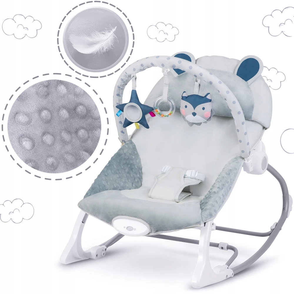 Ricokids Nukido gultukas, kėdutė, supuoklė kūdikiams
