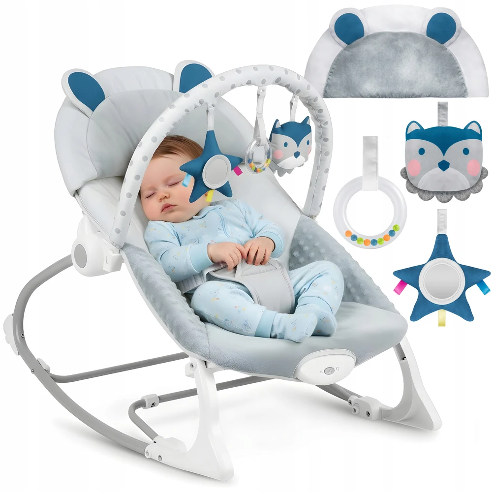 Ricokids Nukido gultukas, kėdutė, supuoklė kūdikiams