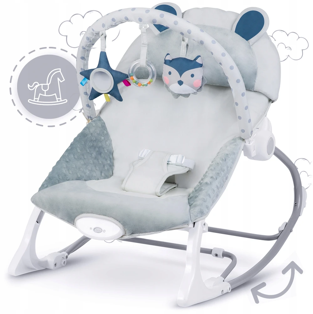 Ricokids Nukido gultukas, kėdutė, supuoklė kūdikiams