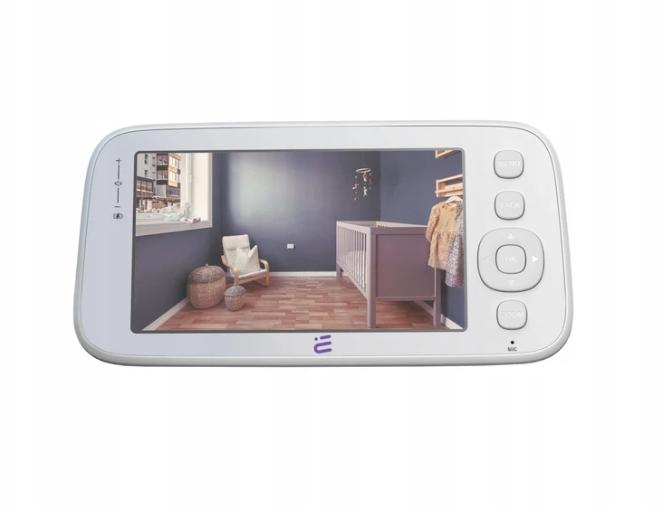 Mėlyna Smart Baby Monitorius Camera WiFi Rotating FHD Lullaby Alarm Baby Guard + Monitorius Mėlyna Encore View