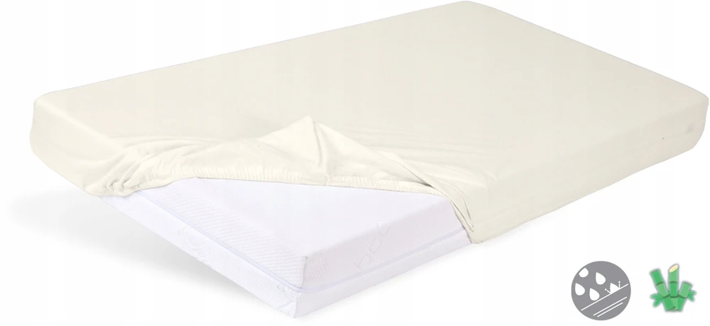 Baby Matex MATEX Neperšlampama paklodė BAMBOO 120x60 [TB0382 02]ekri