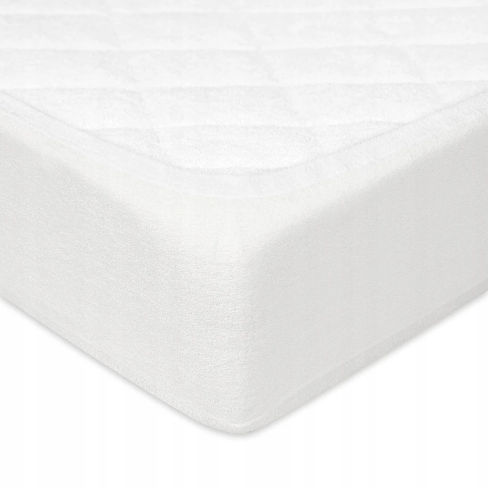 Baby Matex MATEX Neperšlampama paklodė TERRY su elastine juostele 60x120 [TB0023_01] balta