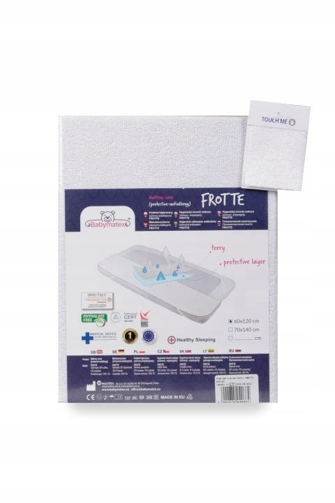 Baby Matex Paklotis Frotte su gumyte 80x160 cm
