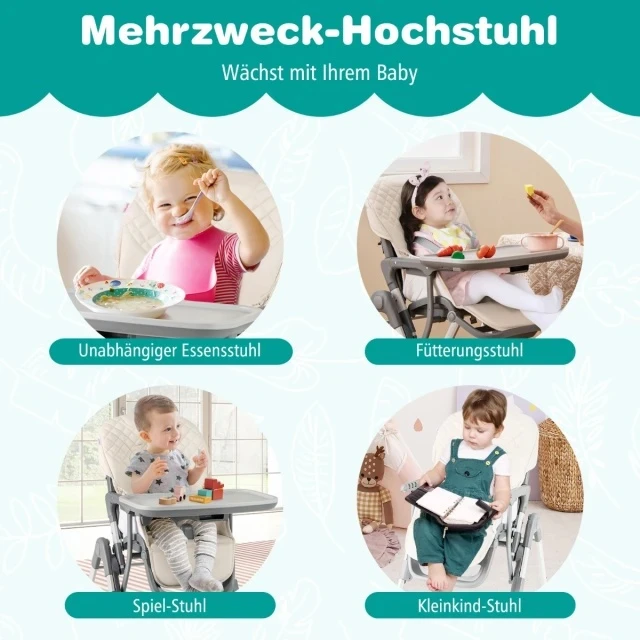 Baby Mix Infant Latte aukštakulnė kėdutė vaikui