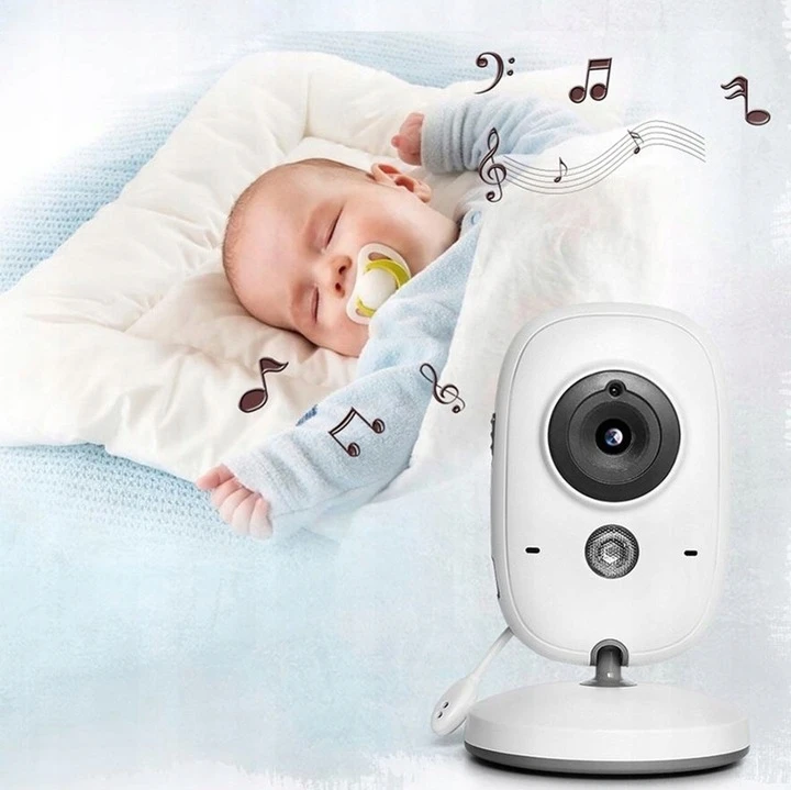 Baby Monitor Elektroninė auklė su kamera ir 2.0 LCD monitoriumi
