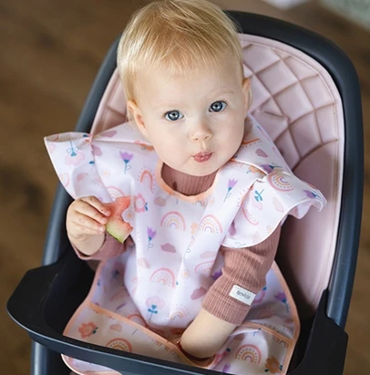 Green Cell Baby Ono 2–4 metų Babyono prijuostė vandeniui atspari vaivorykštė 1642/03