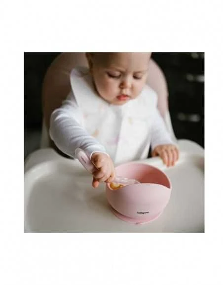 Baby Ono BabyOno silikoninis šaukštelis lankstomas rožinis 785/03