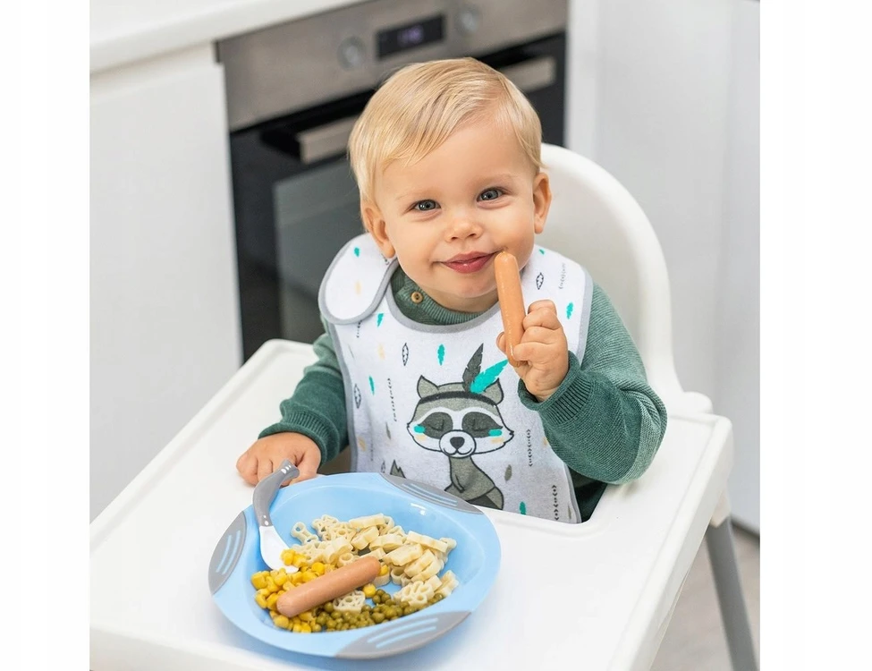Baby Ono Plastikiniai šaukšteliai kūdikiams BabyOno, pilki, 1066/04, 2 vnt.