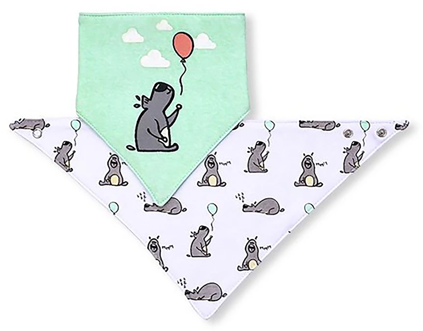 Baby Ono BABYONO frotinis seilinukas-šalikas ŠUNIUKAS, 2 vnt.