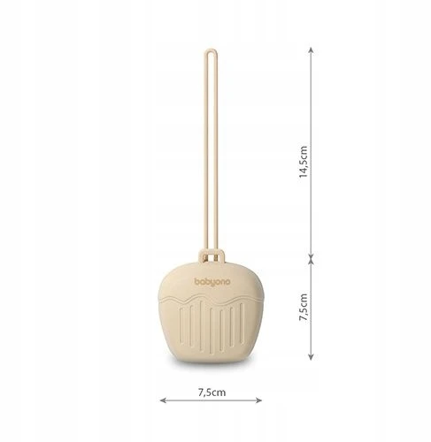 Baby Ono Silikoninis čiulptukų dėklas Babyno 1656/03 kreminis