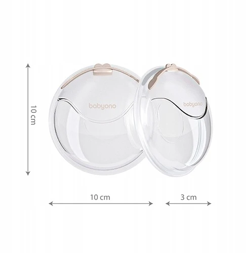 Baby Ono Silikoninis pieno surinkėjas BabyOno 2in1, 2 vnt.