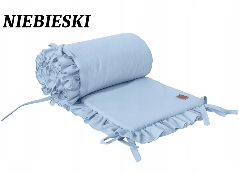 Baby Raj OCHRANIACZ DO KOŁYSKI GLAMOUR su falbanka- kolory
