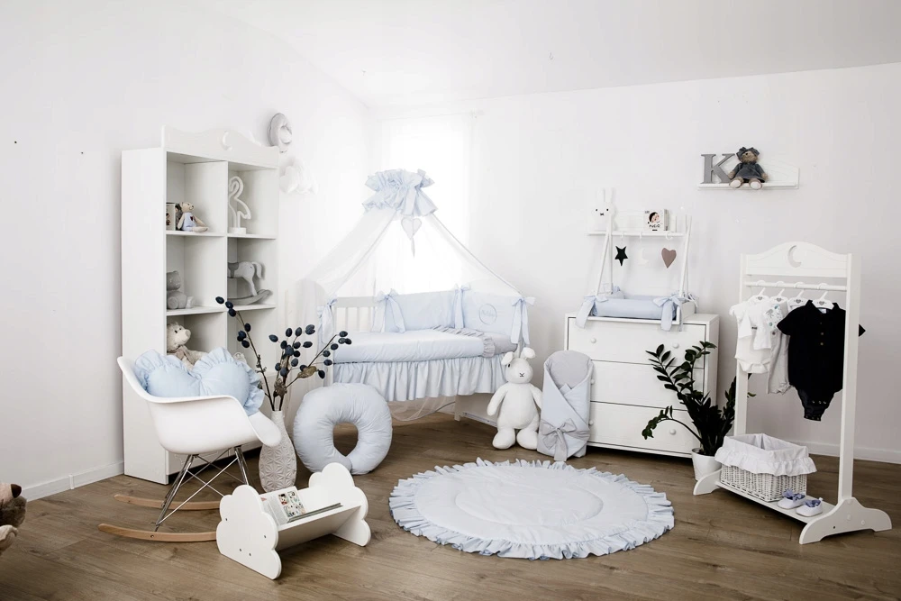 Baby Raj Ochraniacz do łóżeczka warkocz velvet spalva smėlio spalva 200 cm / 2m