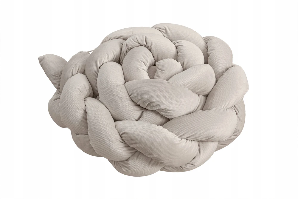 Baby Raj Ochraniacz do łóżeczka warkocz velvet spalva smėlio spalva 200 cm / 2m