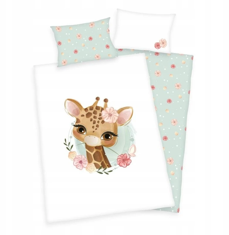 Babybest HERDING Giraffe medvilninė patalynė, 100/135, 40/60 cm (HE-2485228)