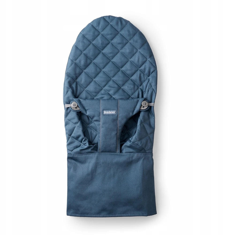 Babybjorn - bliss woven recliner užvalkalas, tamsiai mėlynas (classic quilt)